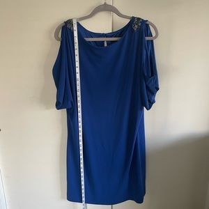 S.L. fashions Short dress/Long top Size 10